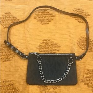 Michael Kors  Black Chain Strap Women's belt bag